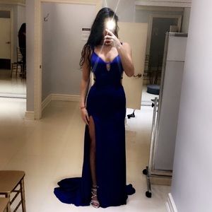 CASTLE COUTURE Royal Blue Prom Dress Size 4